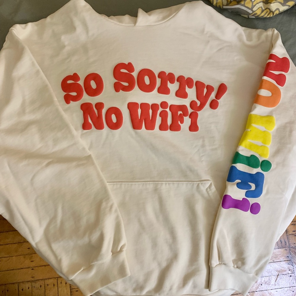 Madhappy “so sorry! no wifi” sweatshirt - size XL